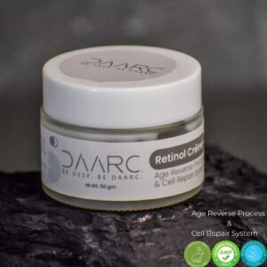 DAARC Retinol Crème+ with Niacinamide, Vitamin B5 & Vitamin E | Advanced Anti-Aging & Skin Renewal | Dermatologist Tested | 50g