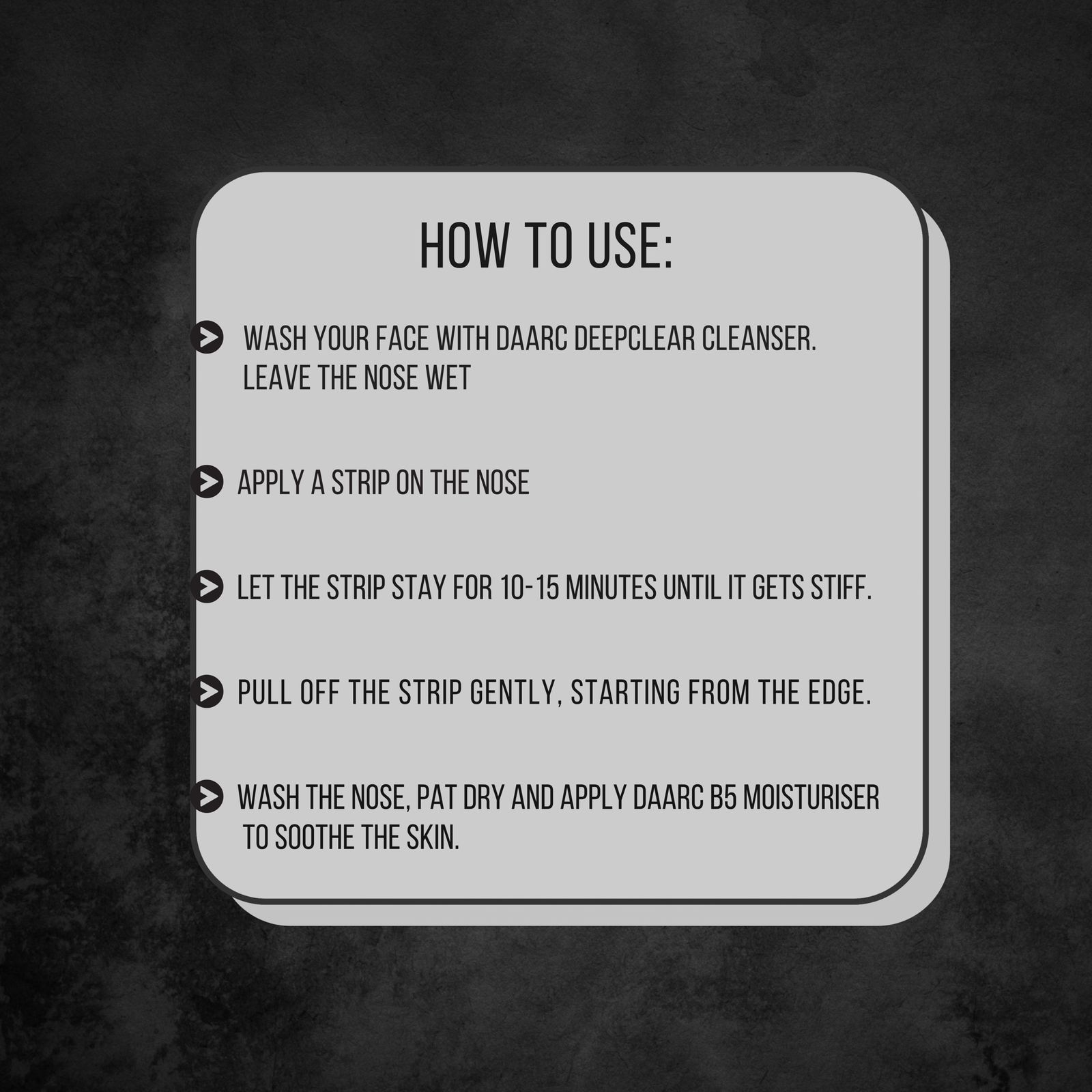 DAARC Charcoal Nose Strips for Blackhead Removal | FDA Approved | Dermatologist Tested | Pack of 5 - Image 4