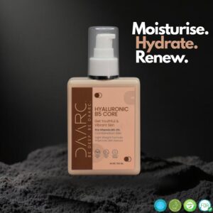 DAARC Hyaluronic B5 Core Moisturizer with Niacinamide, Hyaluronic Acid, Rice Protein & Aloe Vera | Hydrating, Brightening & Skin Barrier Care | Dermatologist Tested | 150ml