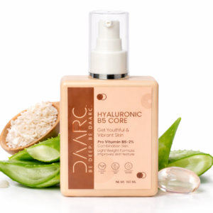 DAARC Hyaluronic B5 Core Moisturizer with Niacinamide, Hyaluronic Acid, Rice Protein & Aloe Vera |150ml