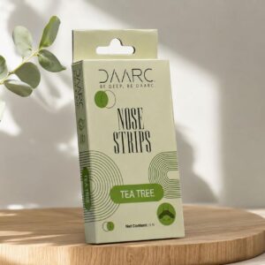 DAARC Tea Tree Nose Strips for Blackhead Removal | FDA Approved |